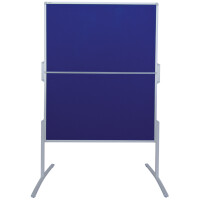 FRANKEN Moderationstafel PRO, klappbar, Filz blau