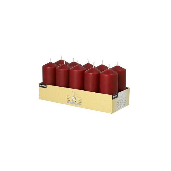 STARPAK Stumpenkerze, Durchmesser: 40 mm, dunkelblau