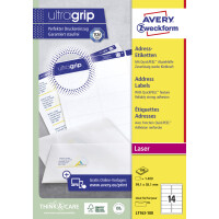 AVERY Zweckform Mini-Etiketten, 38,1 x 21,2 mm, weiß