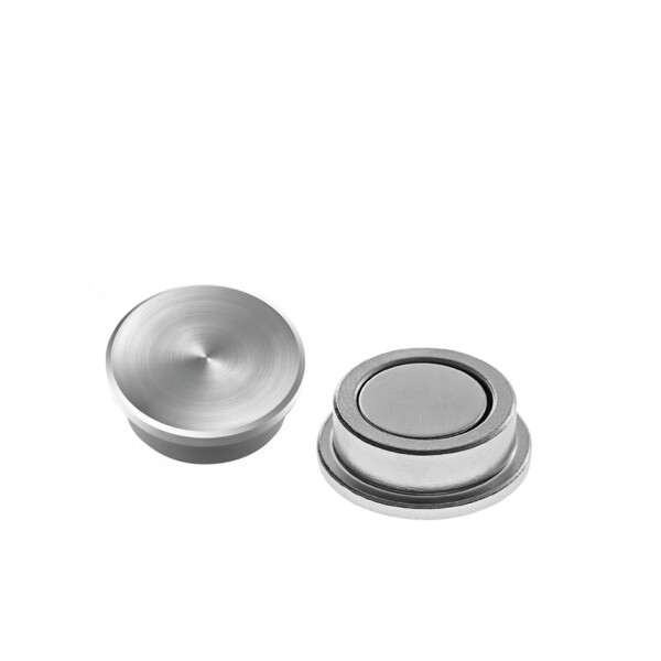 magnetoplan Discofix Neodym-Magnete "forte", silber, 25 mm