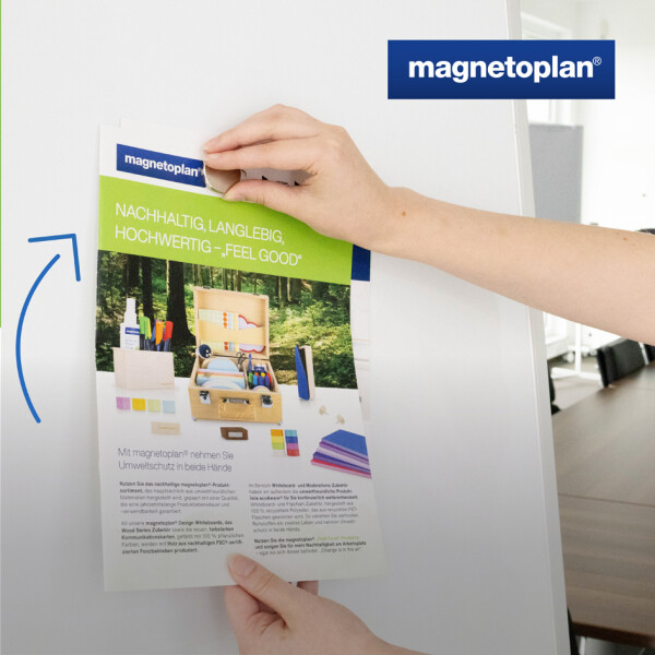 magnetoplan Discofix Neodym-Magnete "forte", silber, 25 mm