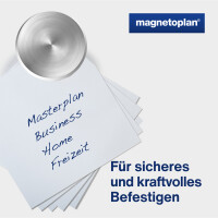 magnetoplan Discofix Neodym-Magnete "forte", silber, 25 mm