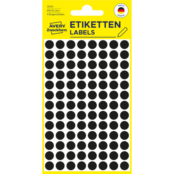 AVERY Zweckform Markierungspunkte, Durchmesser: 8 mm