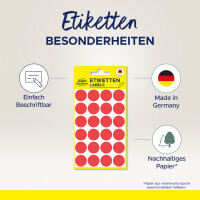 AVERY Zweckform Markierungspunkte, Durchmesser: 8 mm