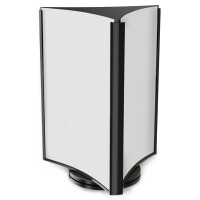 deflecto Tischaufsteller, drehbar, 3-seitig, DIN A6