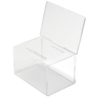 deflecto Aktionsbox, aus Acryl, glasklar