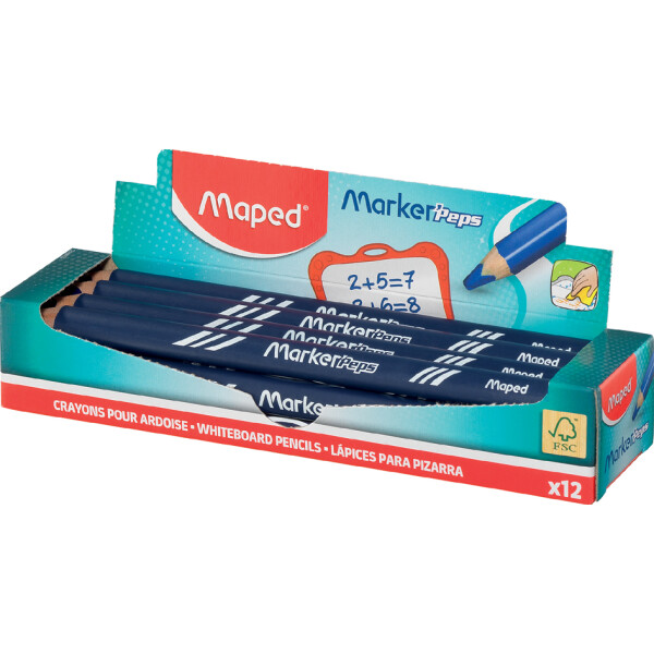 Maped Whiteboard-Marker MarkerPeps, schwarz, 12er Display