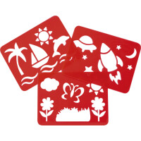 EBERHARD FABER Fenstermarker, 8er Kartonetui mit Schablonen