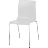 PAPERFLOW Besucherstuhl ARKO, 2er Set, weiß