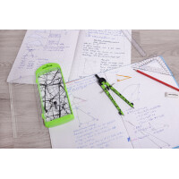 EBERHARD FABER Schnellverstellzirkel, neongrün schwarz