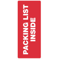 rillprint Hinweisetiketten "PACKING LIST INSIDE"