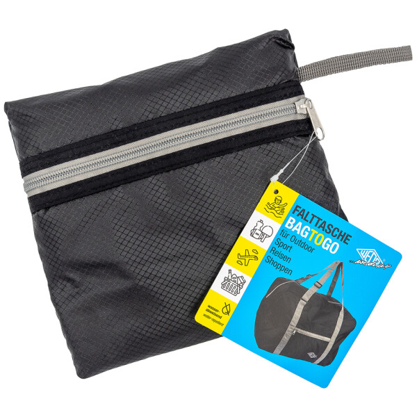 WEDO Falt-Gep&auml;cktasche BAGTOGO, schwarz