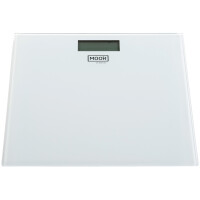 MOOR Digitale Personenwaage FAJAH, LCD-Anzeige, weiß