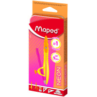 Maped Zirkelkasten STUDY NEON, 9-teilig