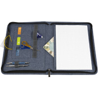 WEDO Schreibmappe "DENIM", aus Polyester,...