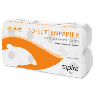 Tapira Toilettenpapier Plus, 2-lagig, weiß