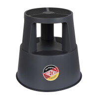 WEDO Rollhocker SuperStep, aus Kunststoff, lichtgrau RAL7035