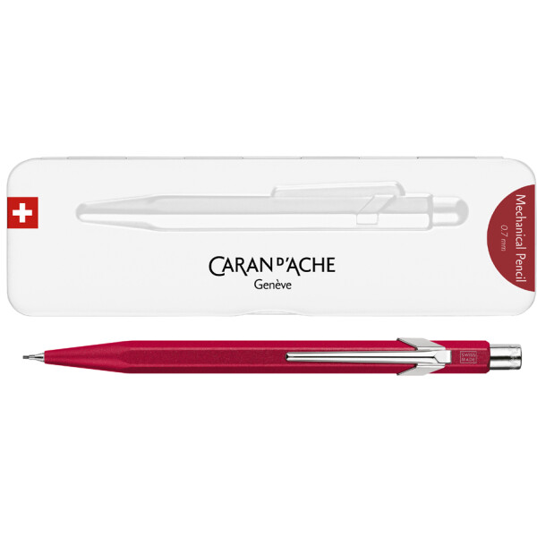 CARAN DACHE Druckbleistift 844 Colormat-X, 0,7 mm, rot