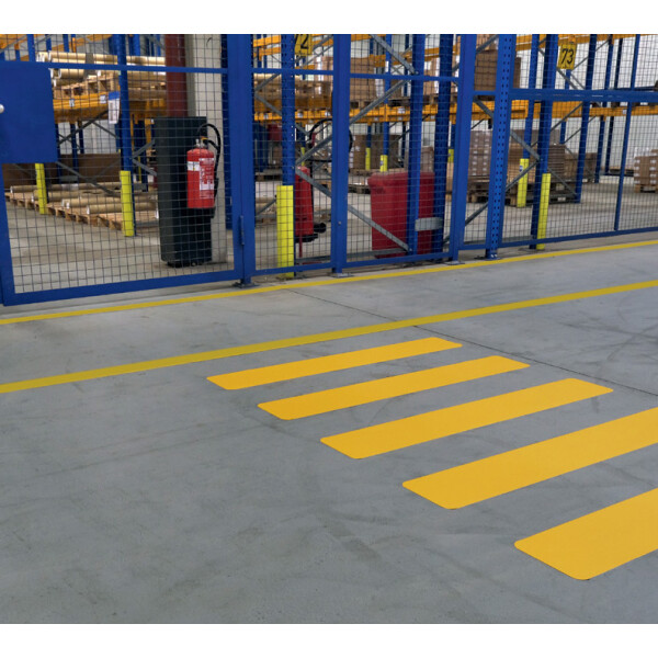 DURABLE Bodenmarkierung "Zebrastreifen" 200 05, signalgelb