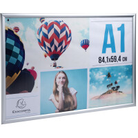 EXACOMPTA Plakatrahmen, DIN A3, silber eloxiert