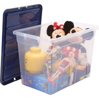 Fellowes Aufbewahrungsbox BANKERS BOX, 64 Liter, transparent