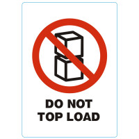 rillprint Hinweisetiketten "DO NOT TOP LOAD"