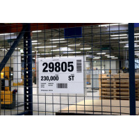 DURABLE Drahtbügeltasche, A4 quer, aus PP, transparent