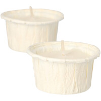 STARPAK Teelichter, Durchmesser: 42 mm, weiß, 12er