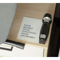 MOOR Notfall-Taschenlampe MONDIAL, für Hotelzimmer,...