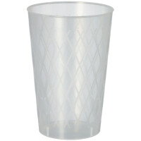 PAPSTAR Mehrweg-Trinkbecher, 0,25 l, transluzent, 40er