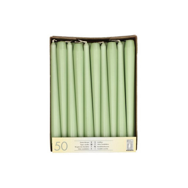STARPAK Leuchterkerzen, 22 mm, violett, 50er Pack