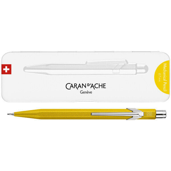 CARAN DACHE Druckbleistift 844 Colormat-X, 0,7 mm, gelb