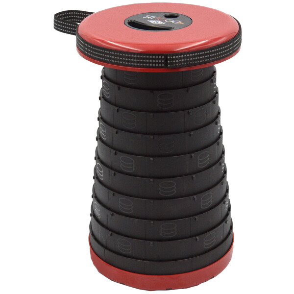 WEDO Teleskop-Hocker SITTOGO NXT, aus Kunststoff, rot