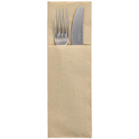 PAPSTAR Servietten-Tasche "DAILY Collection", sand