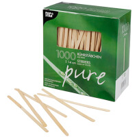 PAPSTAR Holz-Rührstäbchen "pure",...