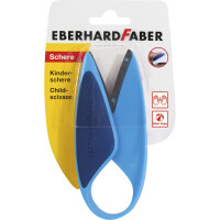 EBERHARD FABER Bastelschere Mini Kids, rund, blau