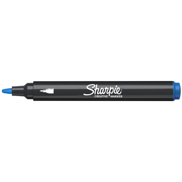 Sharpie Kreativmarker ACRYLIC, Rundspitze, rot