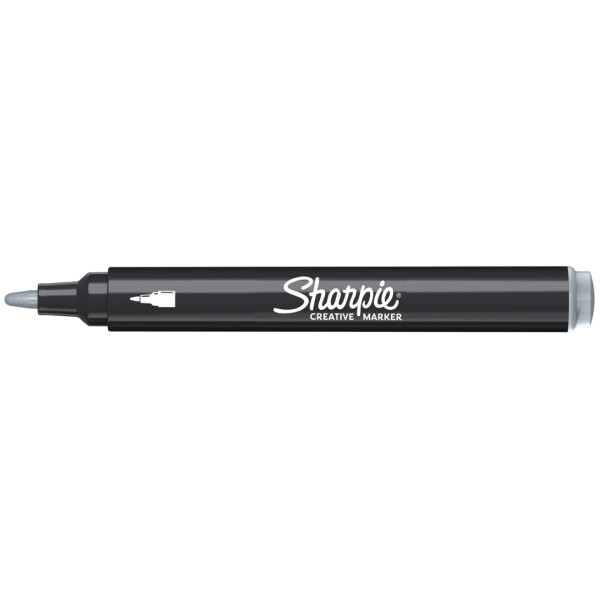 Sharpie Kreativmarker ACRYLIC, Rundspitze, rot