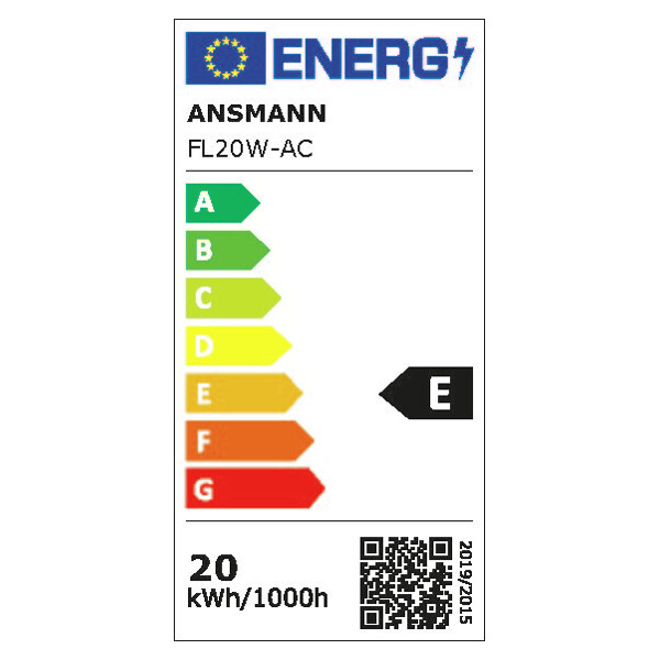 ANSMANN LED-Arbeitsstrahler LUMINARY BASE FL20W-AC, IP65