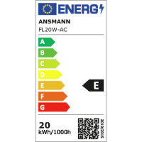 ANSMANN LED-Arbeitsstrahler LUMINARY BASE FL20W-AC, IP65