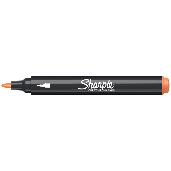 Sharpie Kreativmarker ACRYLIC, Rundspitze, weiß