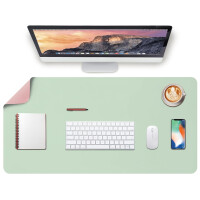 deflecto Schreibunterlage, 800 x 400 mm, minze rosa