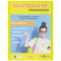 PAGNA Präsentations-Sichtbuch "School", DIN A4, hellblau