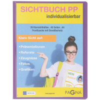PAGNA Präsentations-Sichtbuch "School", DIN A4, hellblau