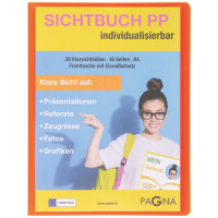 PAGNA Präsentations-Sichtbuch "School", DIN A4, hellblau