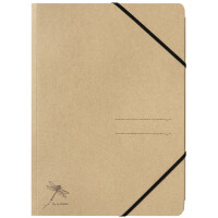 PAGNA Eckspannermappe "Pur", DIN A4, Karton, natur