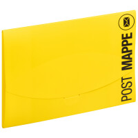 PAGNA Postmappe "Wallet", DIN A4, PP, gelb