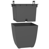 EDA Pflanzgefäß BASALT Diva, eckig, 435 mm,...