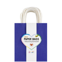 folia Papier-Tragetaschen BASIC, Größe: S, farbig sortiert