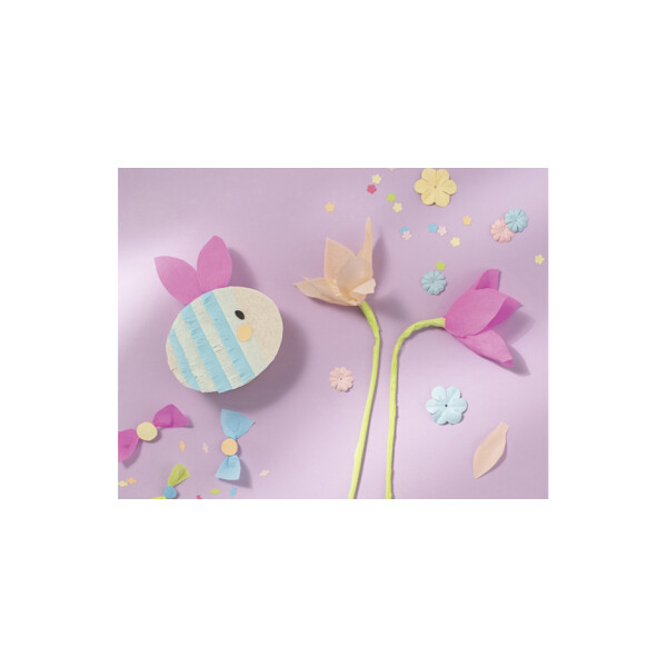 folia Krepppapier-Rolle, (B)500 mm x (L)2,5 m, hellrosa